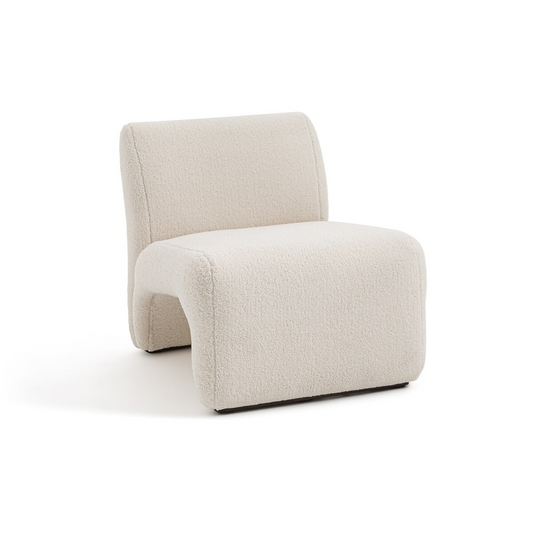 Modern Sofa Chair, Snowflake Plush
